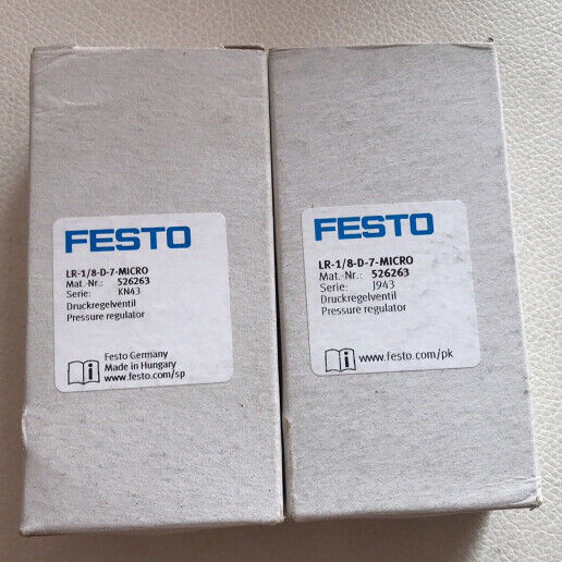 Festo Reducing Valve LR-1/8-D-7-MICRO in Box – Fast Ship - FESTO