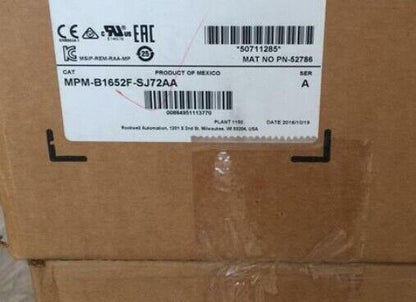ALLEN BRADLEY MPM-B1652F-SJ72AA SHIP US - ALLEN BRADLEY