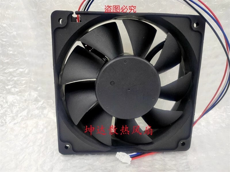 ADDA AD1224MB-F9BGPM 12038 DC24V 0.68A 4-Wire PWM Speed Control Cooling Fan