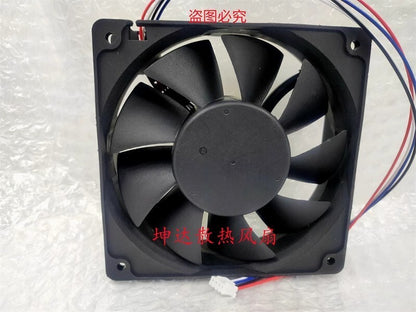 ADDA AD1224MB-F9BGPM 12038 DC24V 0.68A 4-Wire PWM Speed Control Cooling Fan