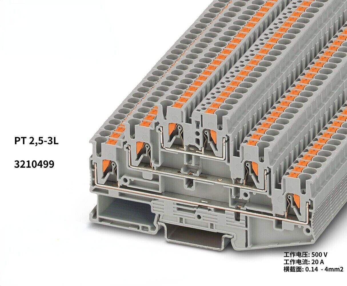 20PCS Phoenix PT2.5-3L 3210499 terminal