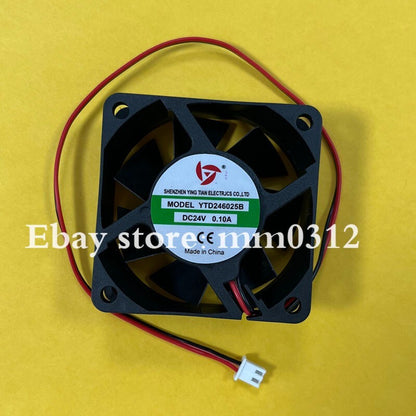 1PCS YTD246025B 6025 DC24V 0.10A 6CM 2-wire Inverter Cooling Fan
