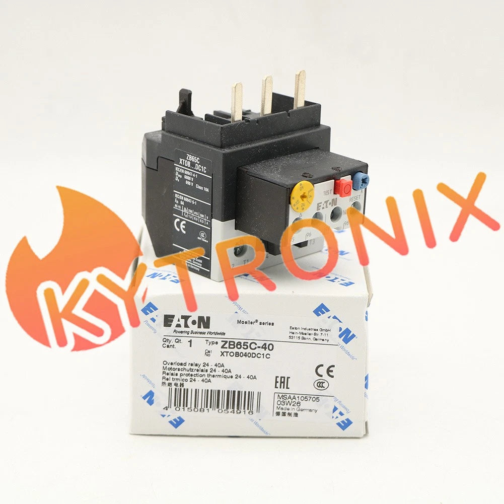 1PCS Thermal Relay EATON MOLELLER ZB65C-40 24-40A