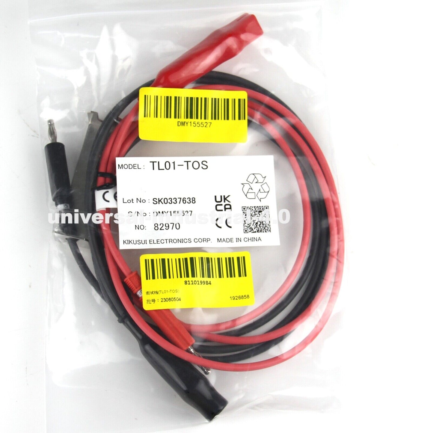 KIKUSUI TL01-TOS High Voltage Test Lead - KIKUSUI