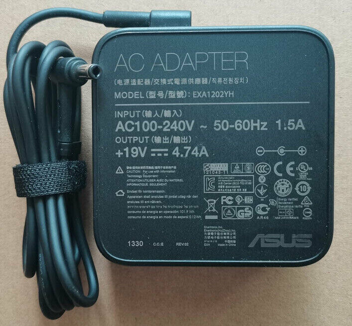 new  Asus All In One PC Et2321i  AC Adapter 19V 4.74A EXA1202YH 5.5mm