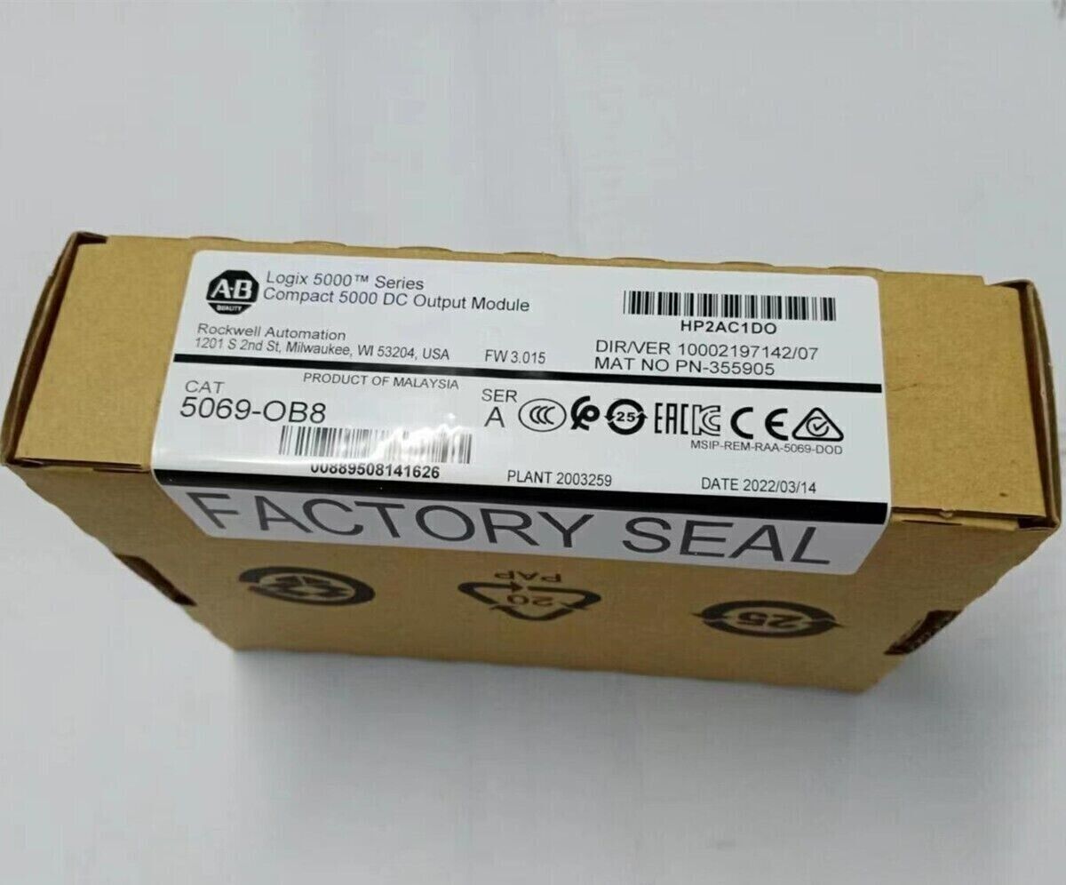 Allen Bradley 5069-OB8 Compact 5000 DC Output Module 5069OB8 Factory Sealed - KOEED
