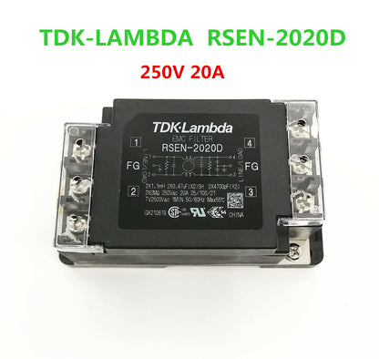 new 1pcs RSEN-2020D TDK-LAMBDA Power Line Filter EMC 20A Terminal Block DIN Rail - TDK-LAMBDA
