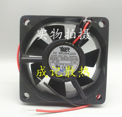 1pcs Tiger SD6025-24HH 6cm 6025 DC24V 0.16A cooling fan