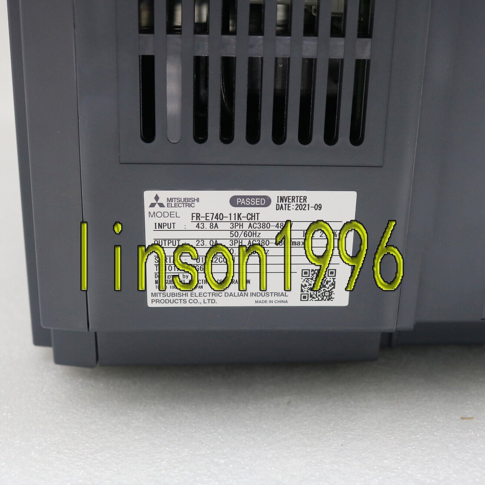 Used Mitsubishi Inverter FR-E740-11K-CHT 380V 11KW Tested Good - MITSUBISHI