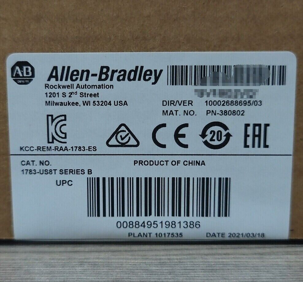Allen Bradley 1783-US8T Stratix2000 Ethernet Switch - ALLEN BRADLEY