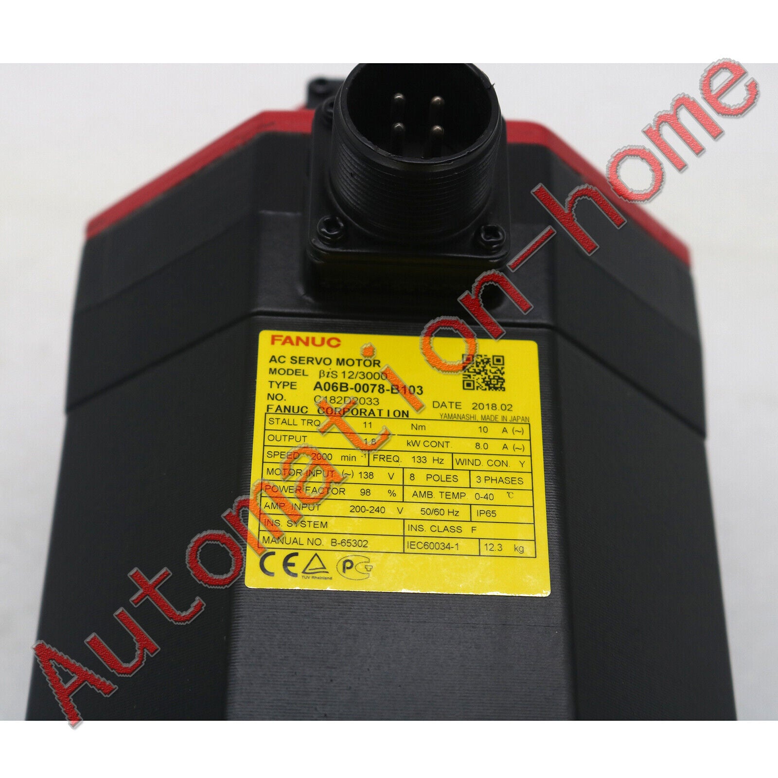 used A06B-0078-B103 Fanuc A06B0078B103 Servo Motor#QW - FANUC