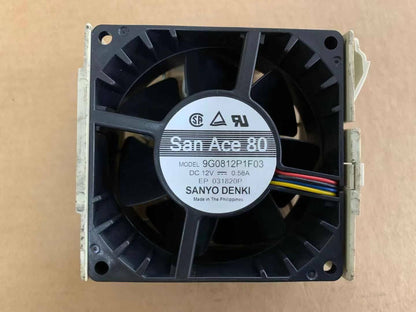 used San Ace 80 9G0812P1F03 4-Pin Hot Swap Fan 05-SC82508-XX00C003