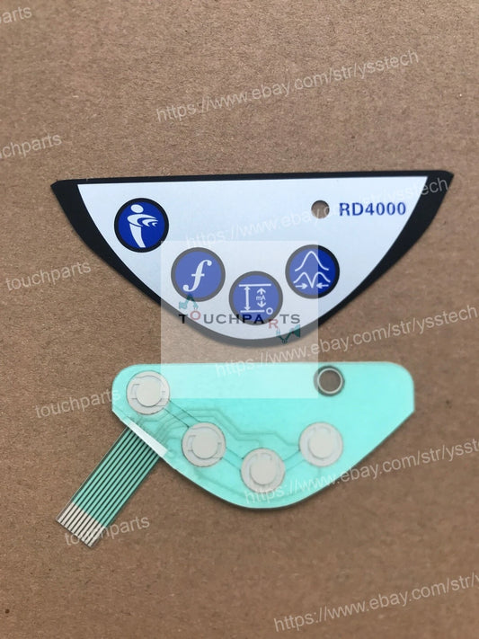 Keypad Membrane Overlay for Radiodetection SPX RD4000 Cable Pipe Locator