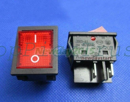 1PCS Rocker Switch JIN DING (JD) JD03-A1 4 Pins 30A 30Amp 250VAC T85/55 1E4