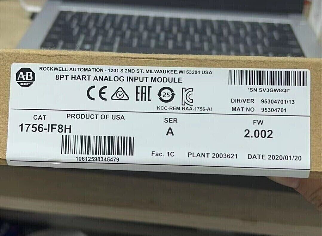Allen-Bradley AB 1756-IF8H HART Analog Input Module - ALLEN-BRADLEY