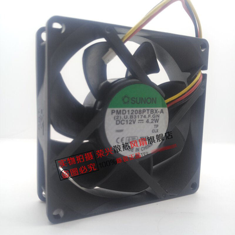 SUNON PMD1208PTBX-A 8025 12V 4.2W 8cm Chassis Fan Power Supply Fan