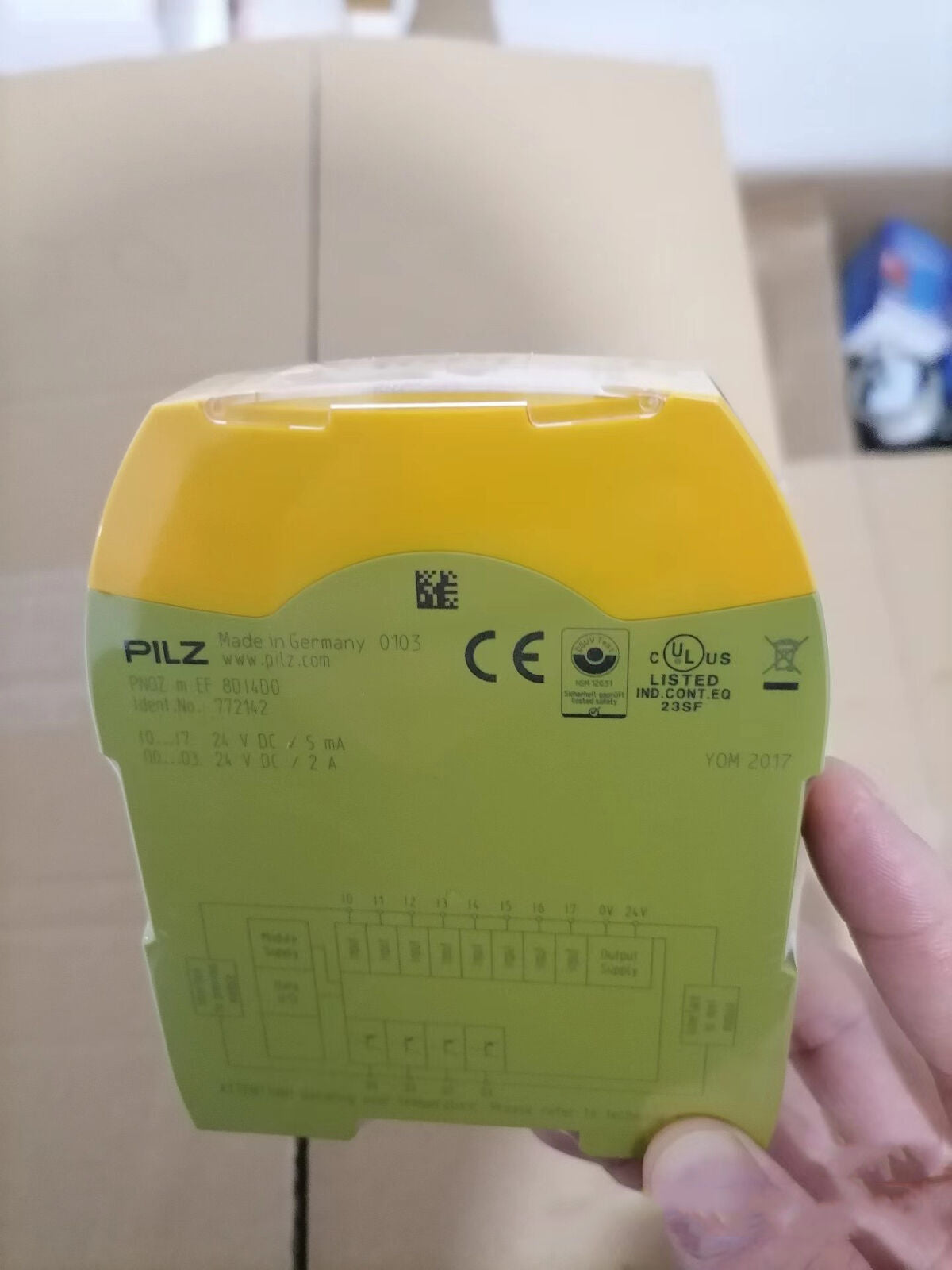 Pilz safety relay PNOZ m EF 8DI4DO 772142 772142 New in Box - PILZ