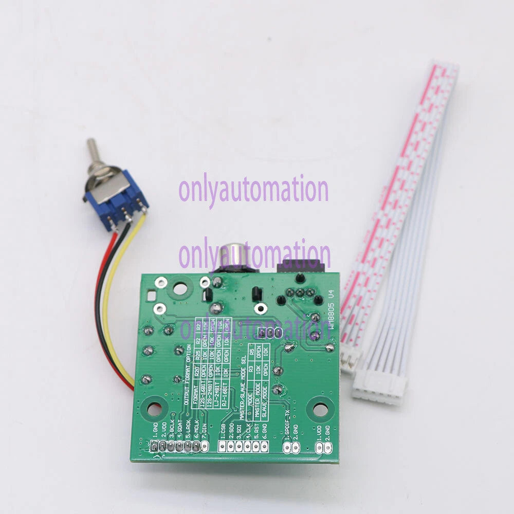 1PCS SPDIF coaxial fiber WM8805 receiving board, I2S output~