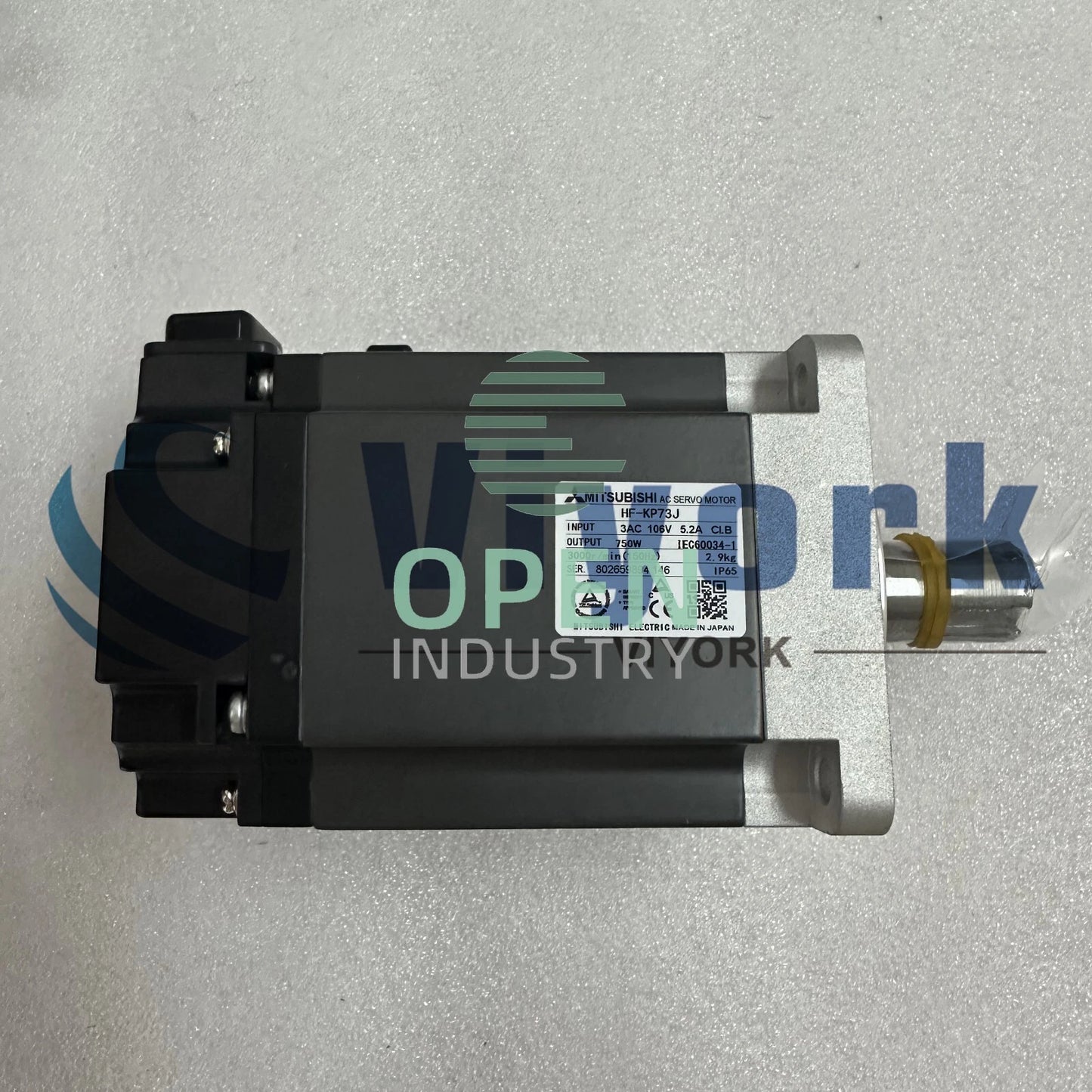 1PCS Mitsubishi HF-KP73J AC SERVO MOTOR 5.2AMP 3AC 106V 750W 3000RPM