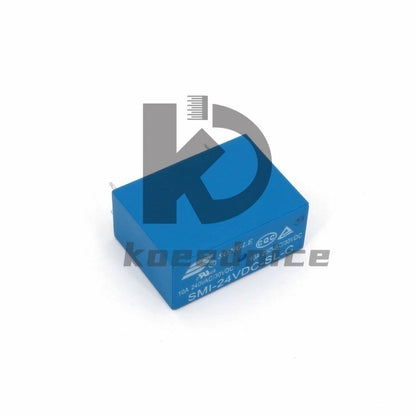 10Pcs SMI-24VDC-SL-C 5Pin PCB Mount SPDT 10A/250VAC 24VDC Power Relay