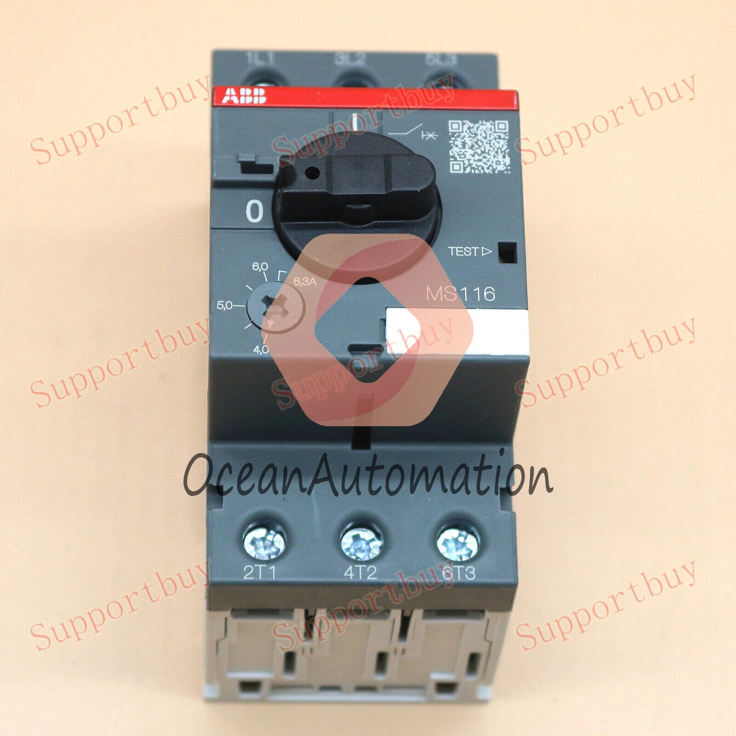 1PC ABB MS116-6.3 4.0-6.3A Motor Starter Fast Delivery