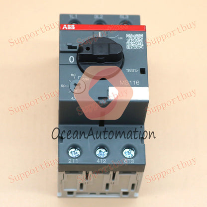 1PC ABB MS116-6.3 4.0-6.3A Motor Starter Fast Delivery