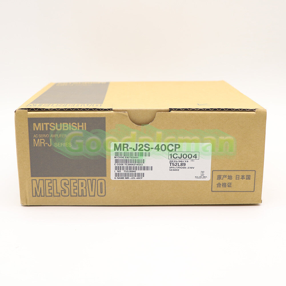 Mitsubishi MR-J2S-40CP Servo Drive MRJ2S40CP 1PCS