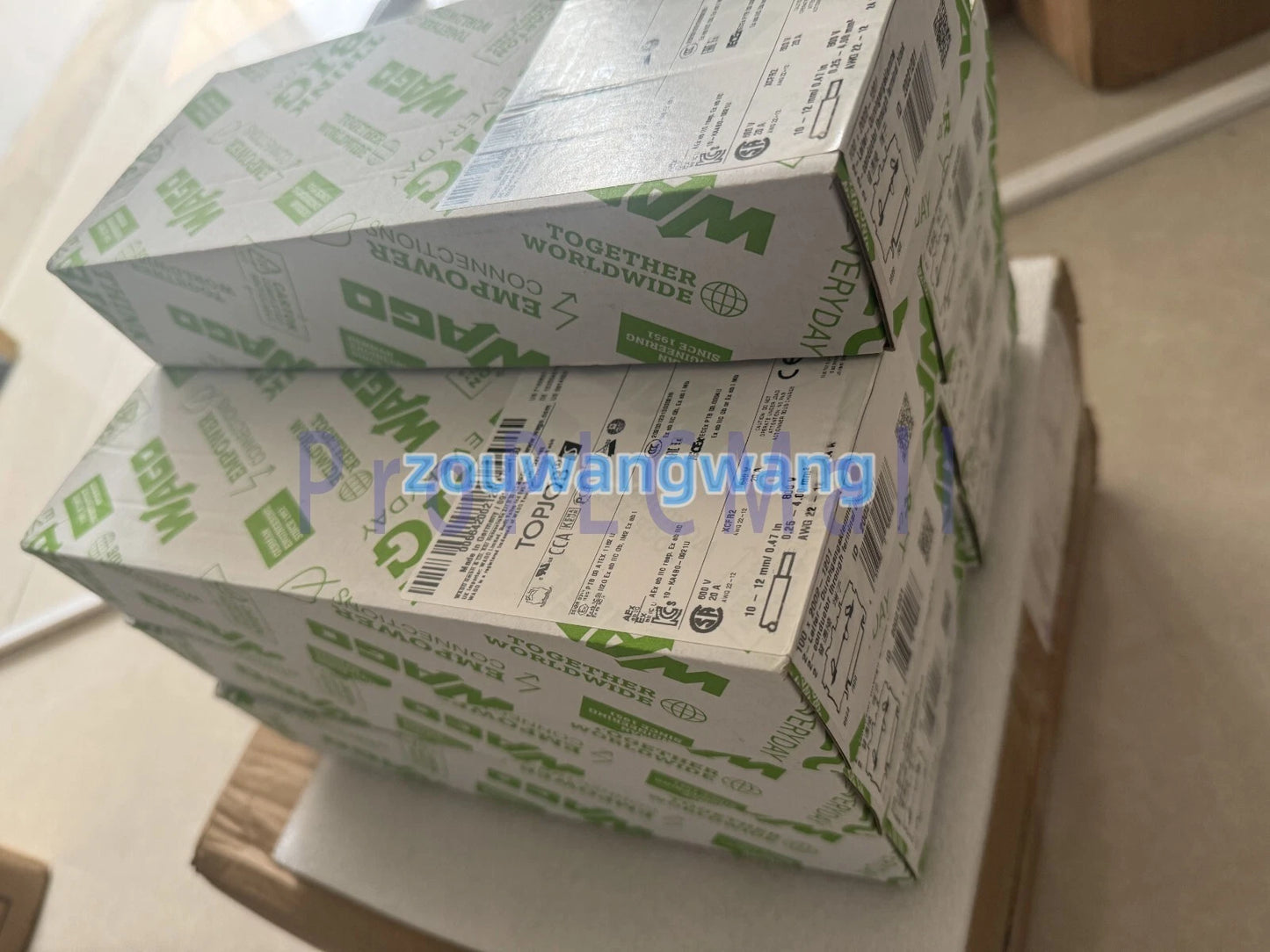 100 pieces of WAGO terminal blocks 2002-1201 20021201 #F