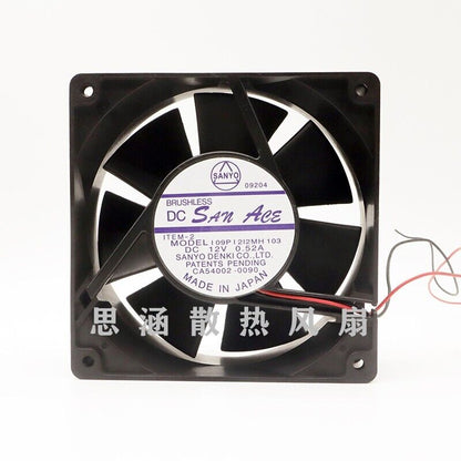 Sanyo 109P1212MH 12V 0.52A 12CM Cooling Fan - SANYO