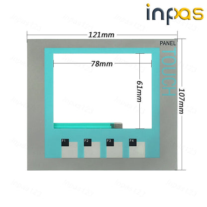 new For 6AV6647-0AA11-3AX0 6AV6 647-0AA11-3AX0 Touch screen+ Membrane keypad KTP400