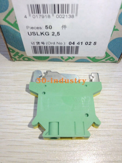 50 Pcs Box Phoenix Contact Ground Terminal USLKG 2.5 0441025 - PHOENIX CONTACT