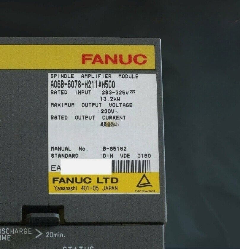 Fanuc A06B-6078-H211 Spindle Drive A06B-6078-H211 Used - FANUC