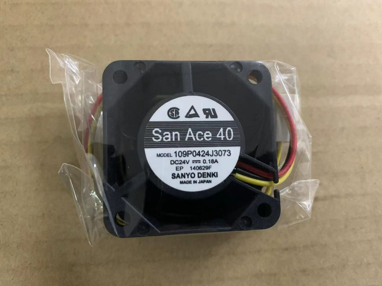 new SANYO 109P0424J3073 4028 4CM 24V 0.18A 3-pin inverter cooling fan
