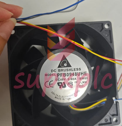 1PC Delta DC fan PFB0948UHE 9CM 48V 0.80A 9038 four lines free shipping