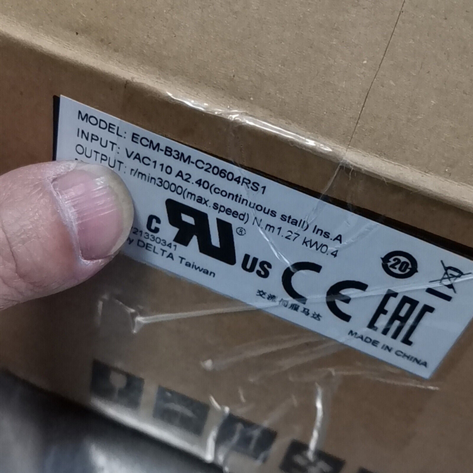 new 1PC FOR DELTA ECM-B3M-C20604RS1 Servo Motor *SPOT STOCK* - DELTA
