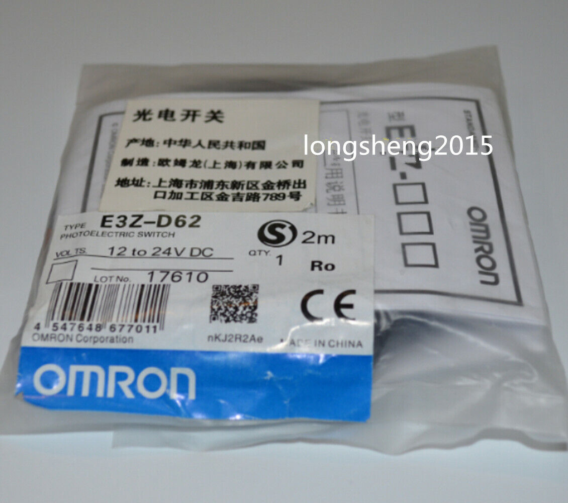 new 1PC Omron Photoelectric Sensor E3Z-D62 E3ZD62 - OMRON