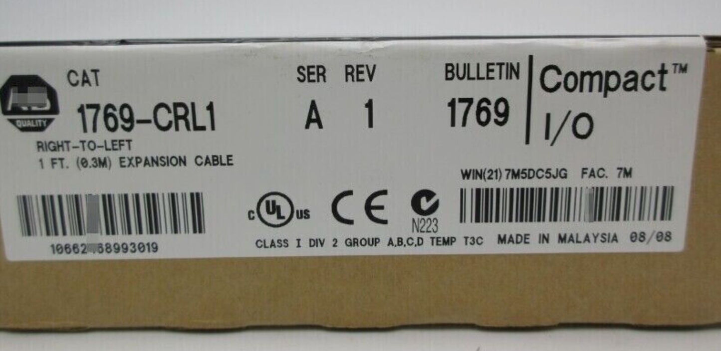 CompactLogix Right To Left 1 FT 0.3M Expansion Cable - COMPACTLOGIX