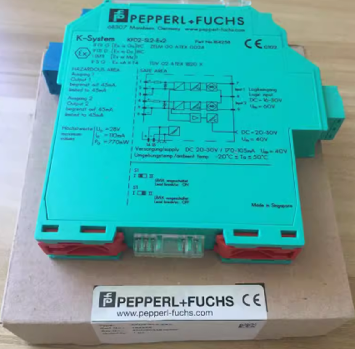 Pepperl + Fuchs Safety Barrier KFD2-SL2-EX2 184258 - PEPPERL + FUCHS