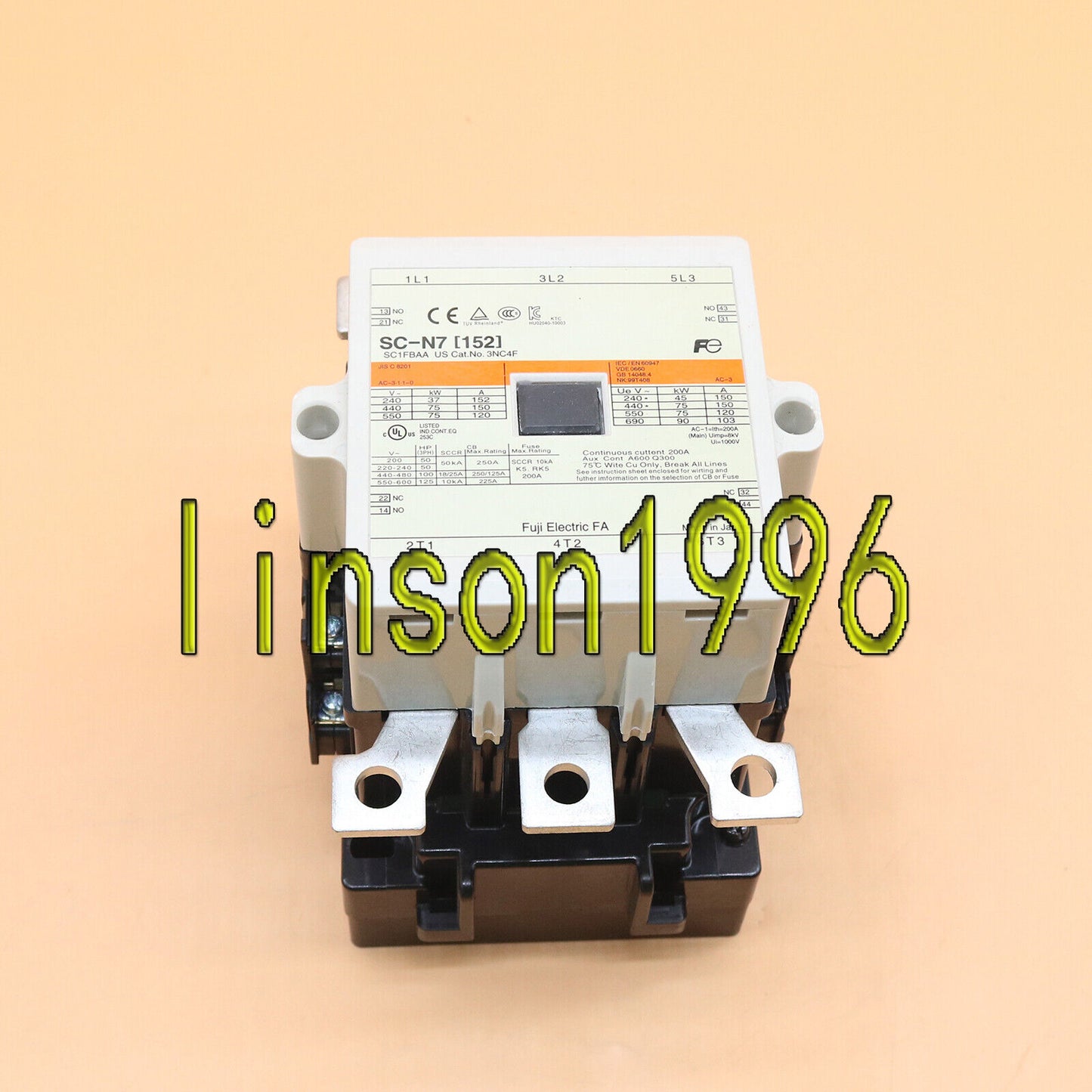 new One Fuji SC-N7 [152] 220VAC Contactor Switch Fast - ONE FUJI