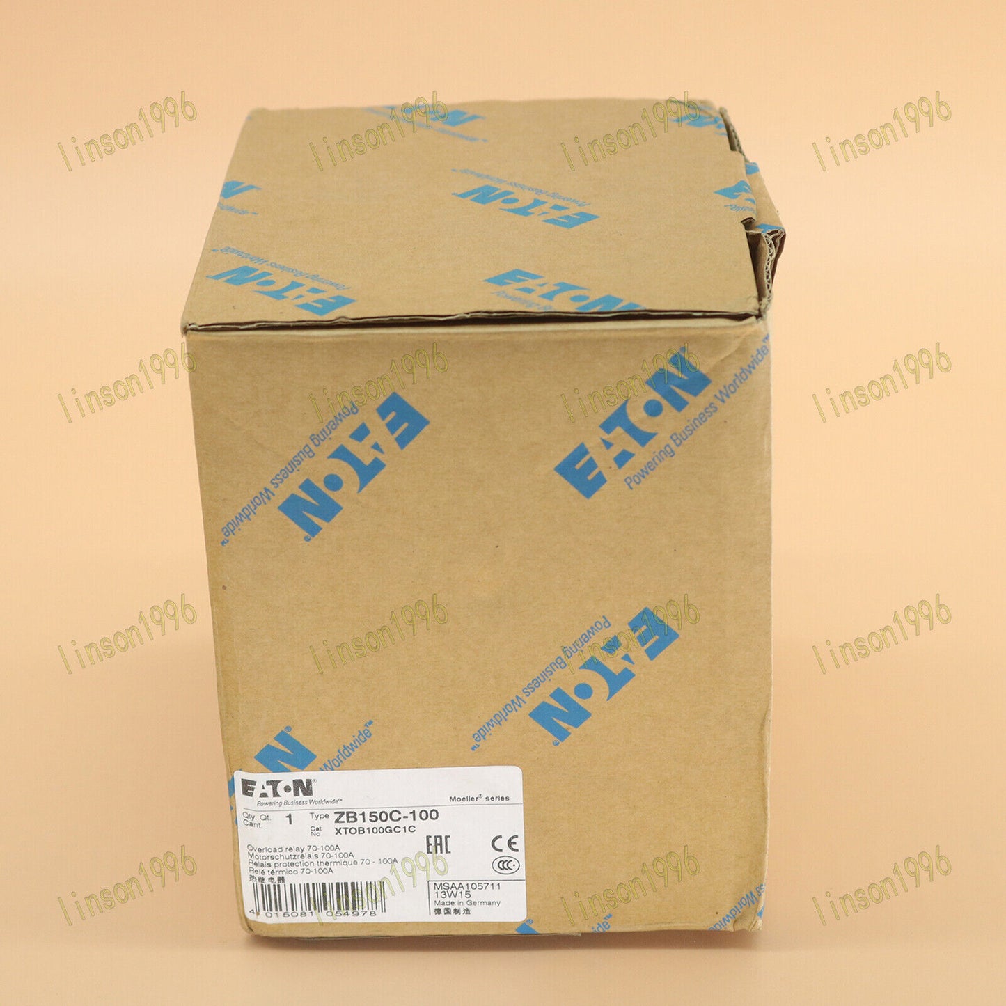 1PC Eaton MOELLER Overload Relay ZB150C-100 70-100A Ship - EATON MOELLER