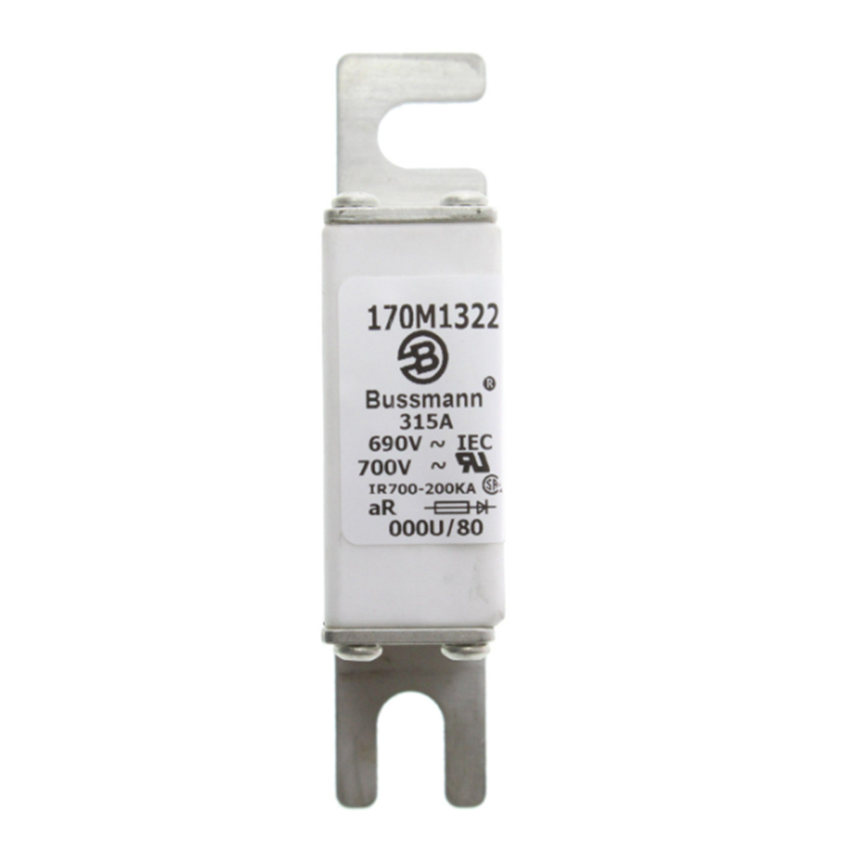 BUSSMANN 170M1322 - High-Speed Square-Body Fuse - BUSSMANN