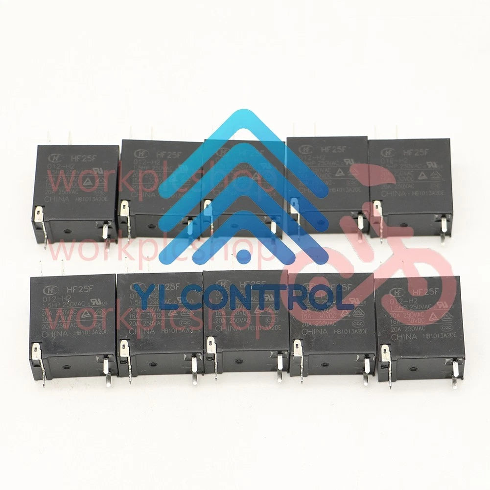 10PCS HongFa JQC-25F HF25F-012-H2 12VDC Power Relay 3 Pins 20A 250VAC #US