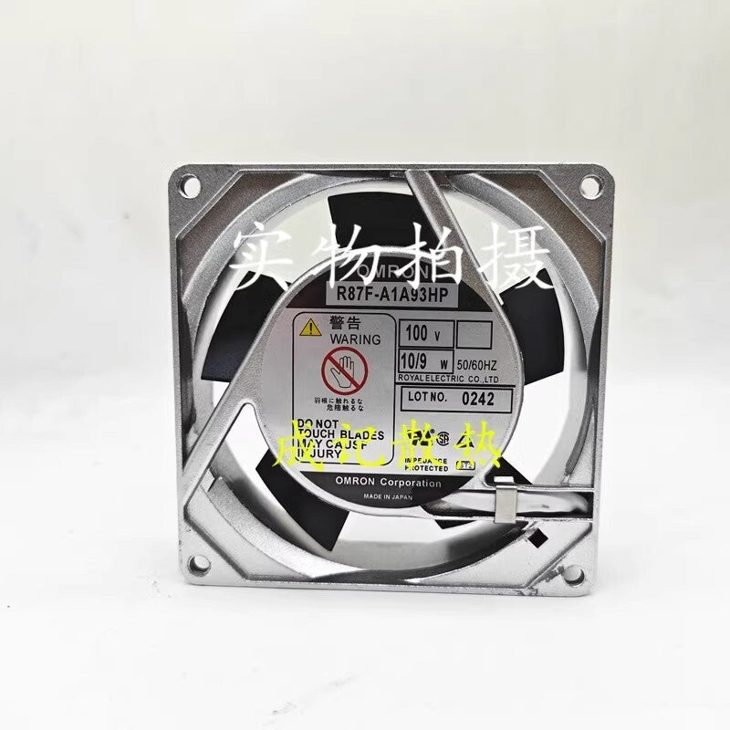 OMRON R87F-A1A93HP 100V 10/9W 92*25MM Aluminum Frame AC Fan