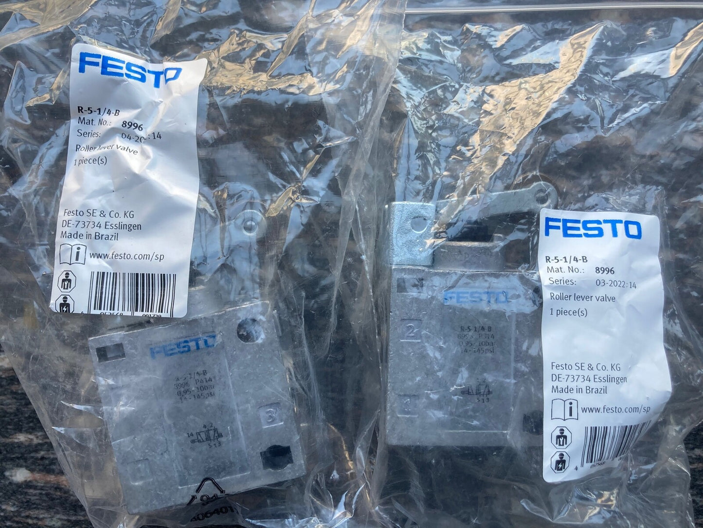 1PC FESTO 8996 R-5-1/4-B Free shipping