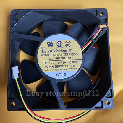 1pcs Servo CNDC12Z7P-056 12038 12V 0.71A 8.6W 12CM double ball fan