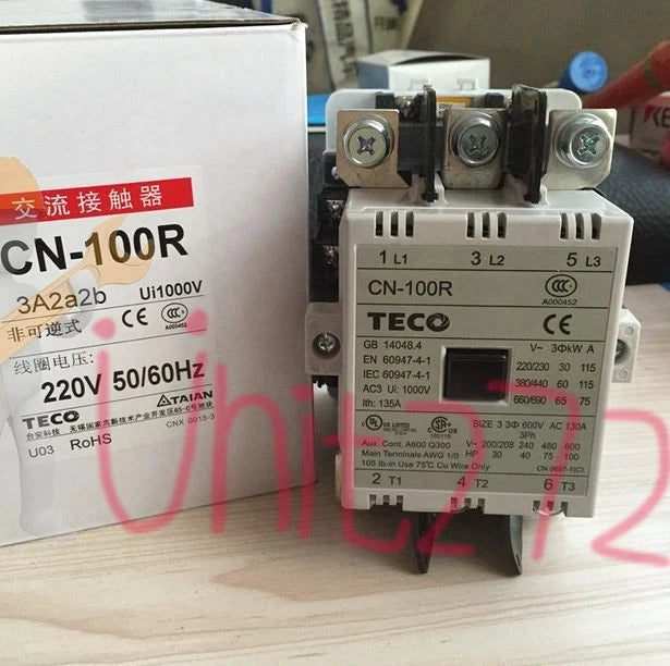 CN-100R CN 100R 220AC TECO Contactor free shipping
