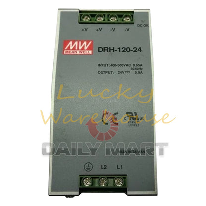 MEANWELL DRH-120-24 Switching Power Supply 300-500VAC 0.65A 24V 5A