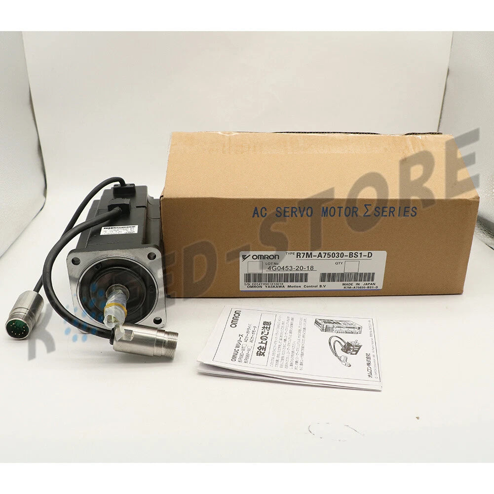 1PCS OMRON servo motor R7M-A75030-BS1-D