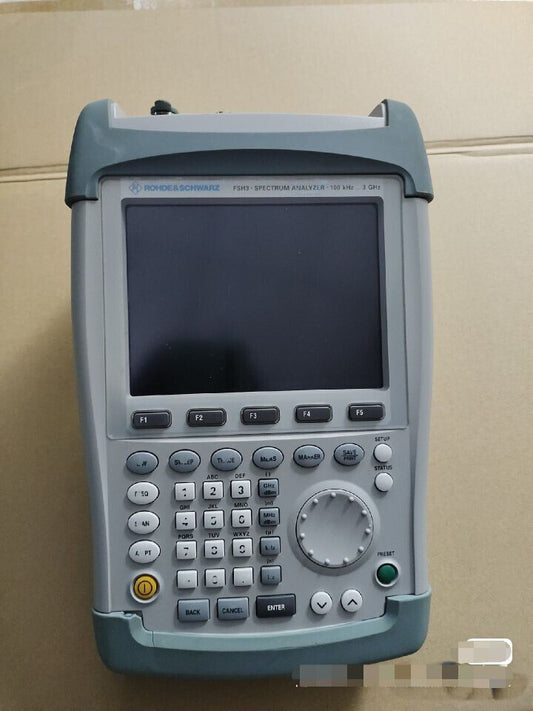 used R&S Rohde and Schwarz FSH3 100kHz - 3GHz Spectrum Analyzer - ROHDE AND SCHWARZ