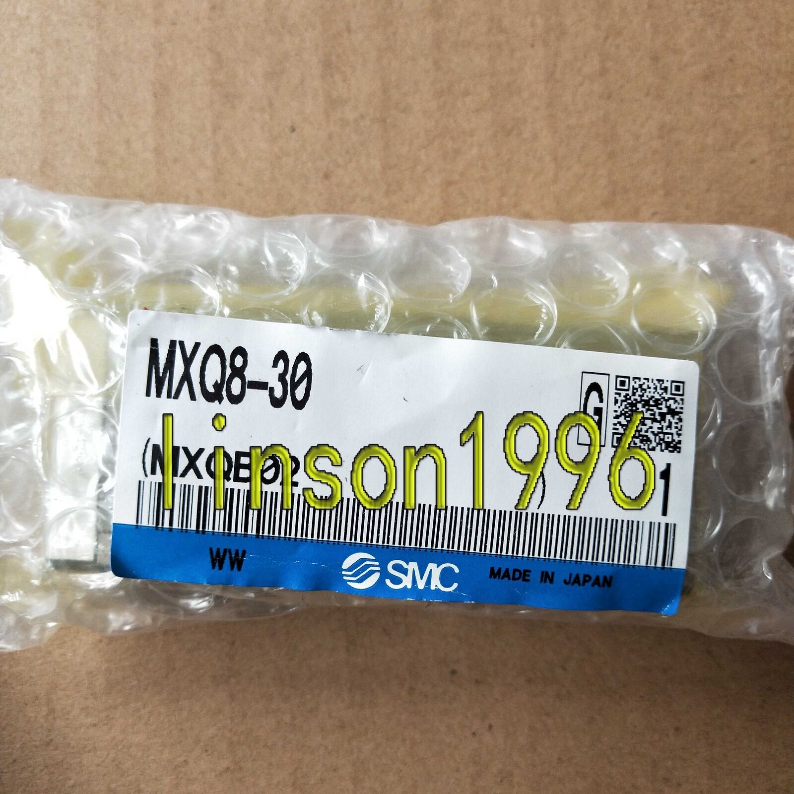 1PC Pneumatic Cylinder SMC MXQ8-30 1 Year - SMC